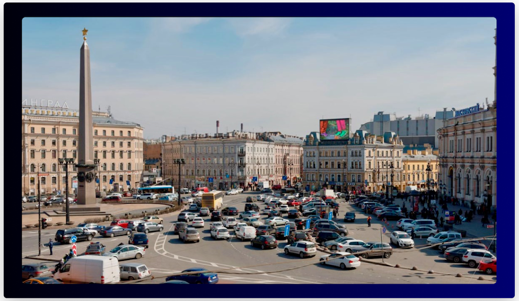 Outdoor advertising in Russia's Iconic Locations