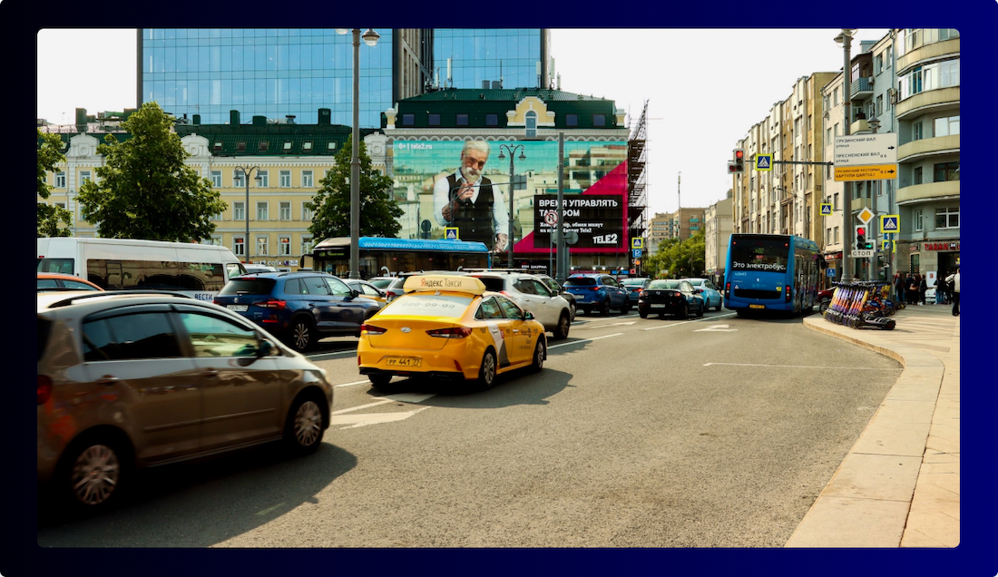 Outdoor advertising in Russia's Iconic Locations