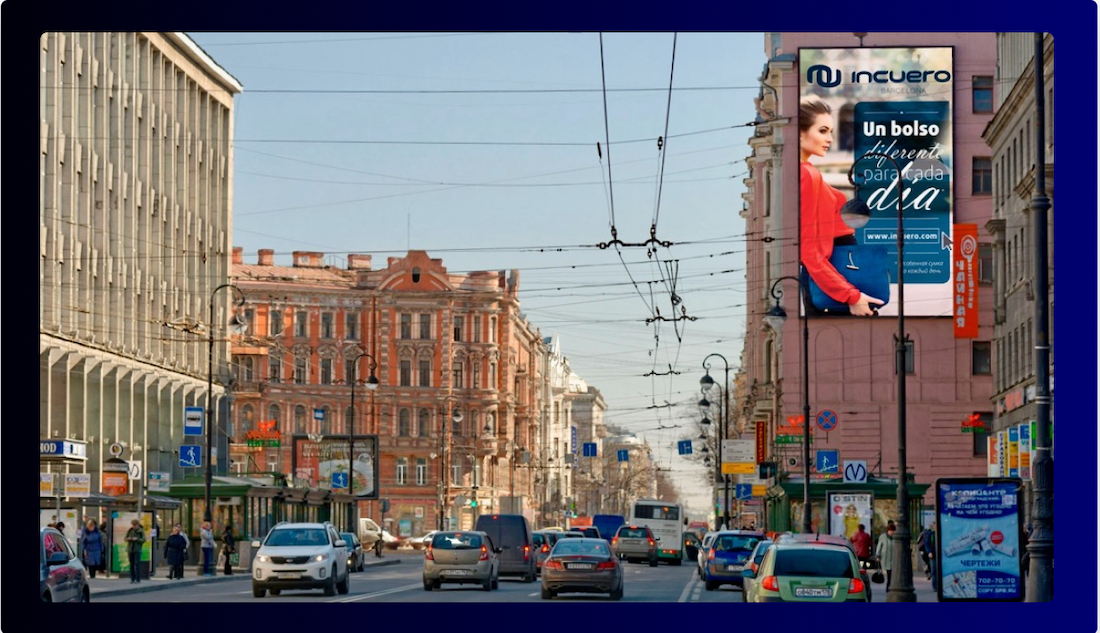 Outdoor advertising in Russia's Iconic Locations