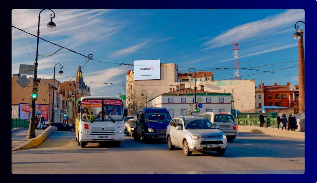 Outdoor advertising in Russia's Iconic Locations