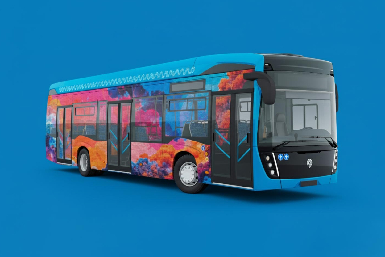 Advertising on Bus Exteriors in Russia