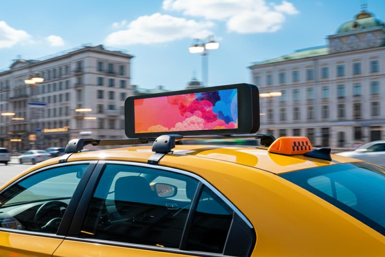 Rooftop Screens and Vehicle Wraps