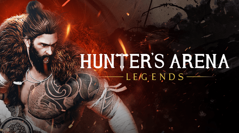 Hunter's Arena Legends game advertising campaign banner