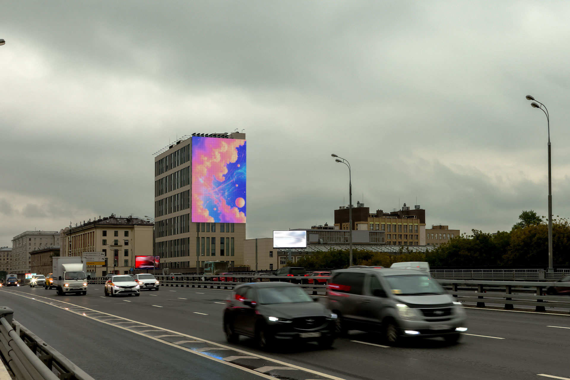 Digital Screen at 102k1 Mira Avenue, Moscow 2