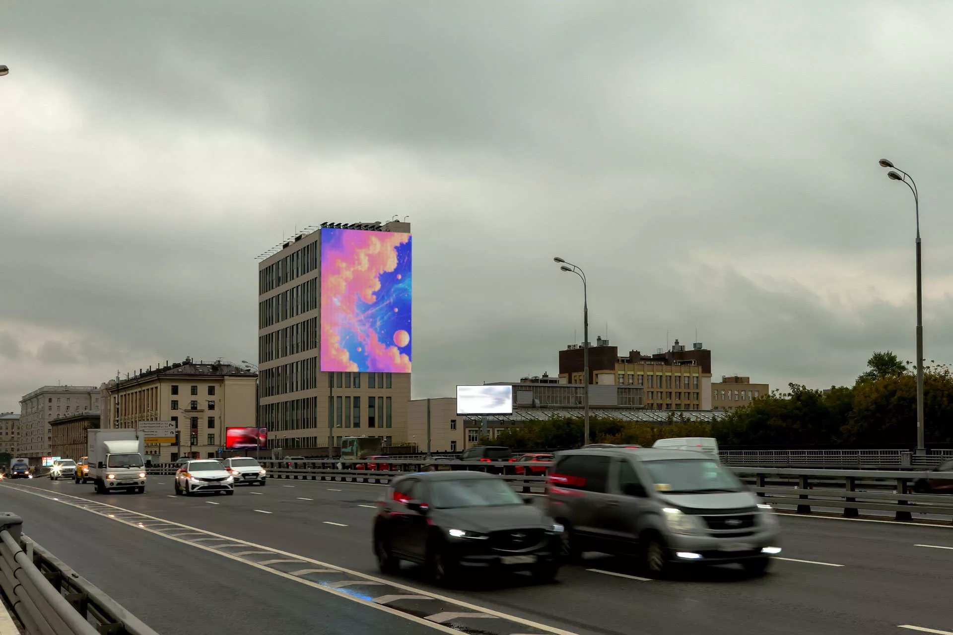 Digital Screen at 102k1 Mira Avenue, Moscow 2