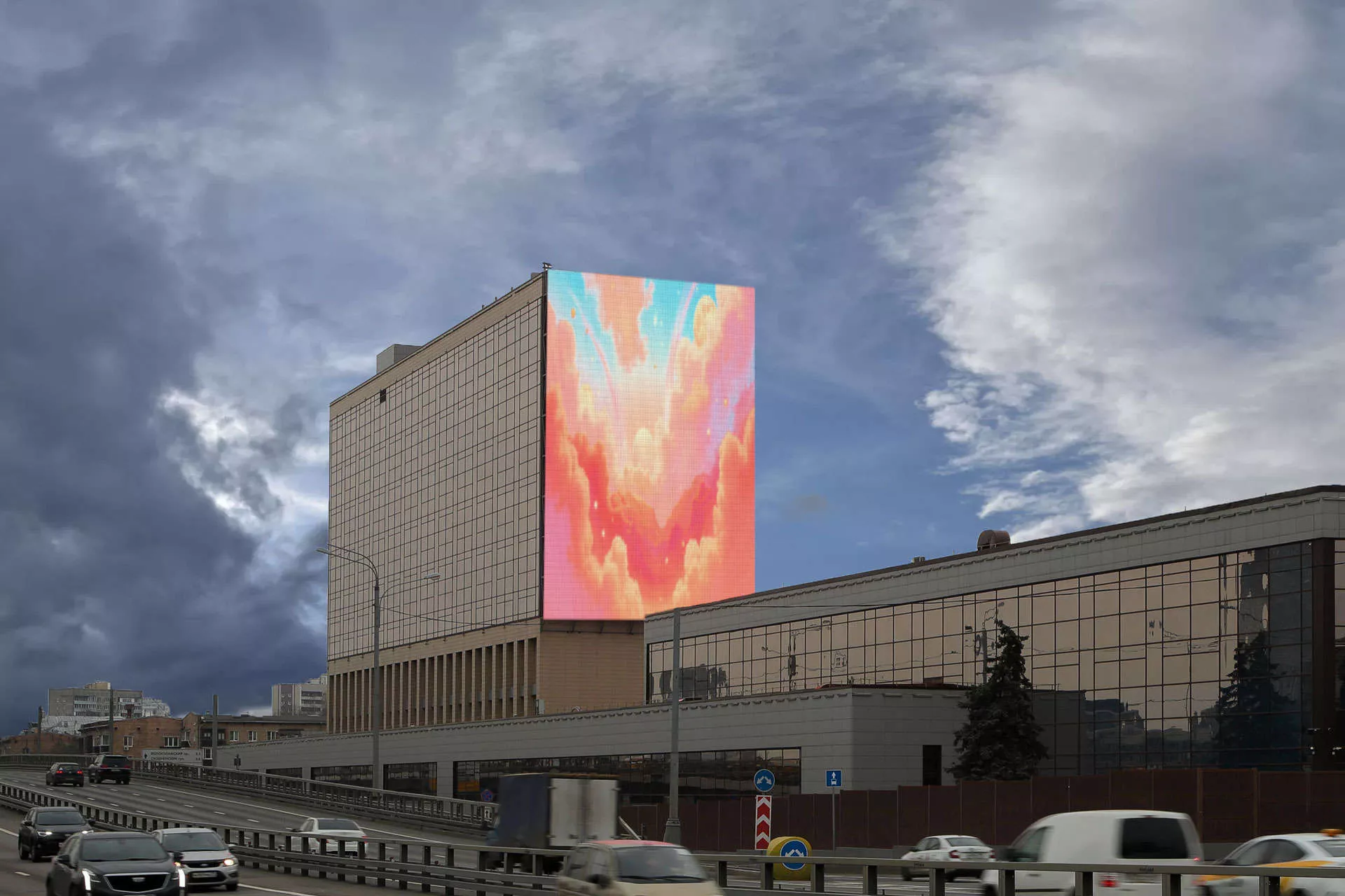 Digital Screen on 90 Volokolamskoye Hwy., bldg. 3 2