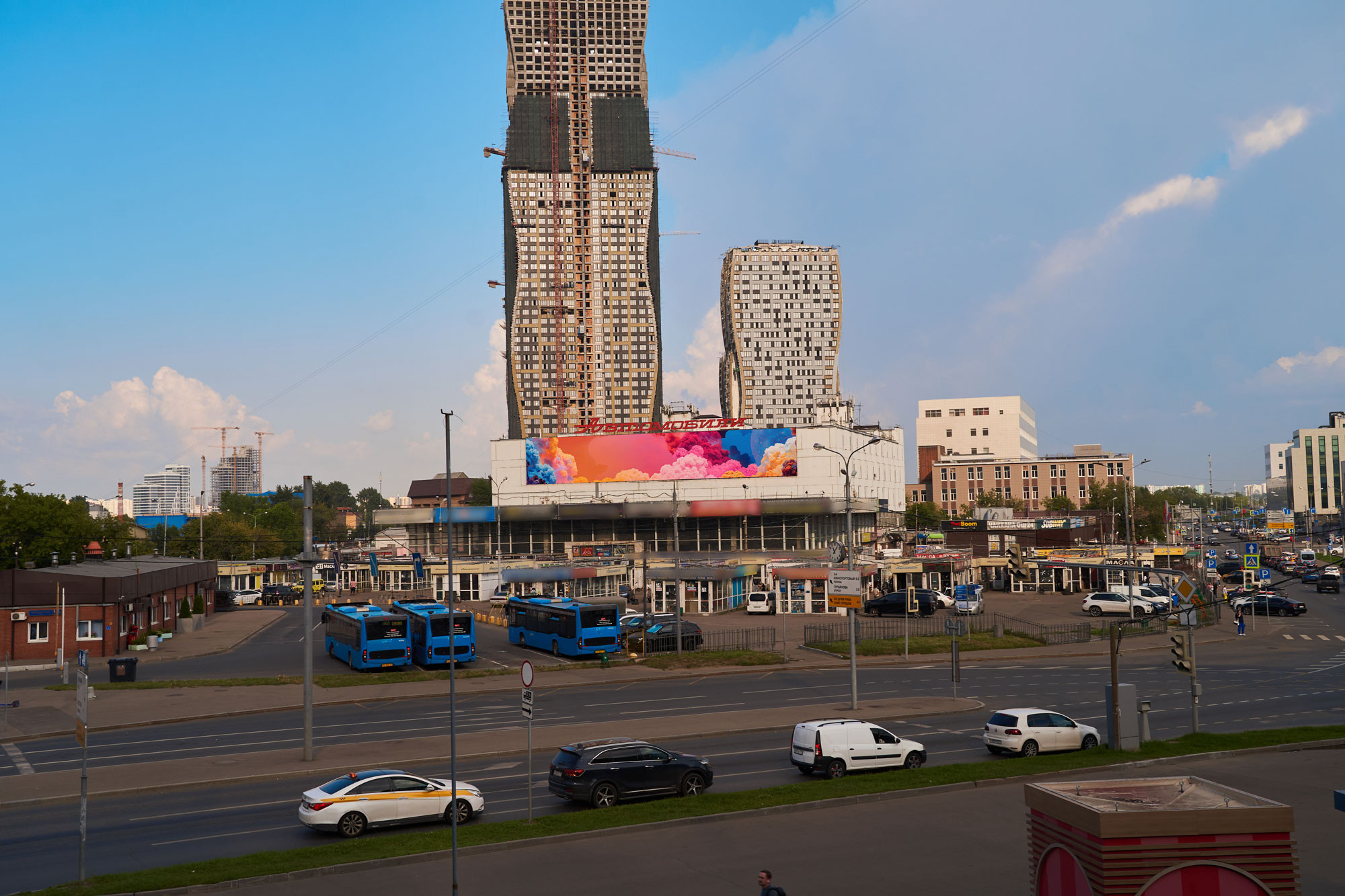 Digital Screen on Yuzhnoportovaya St 22 bld. 1 (TVK Avtomobili) 2