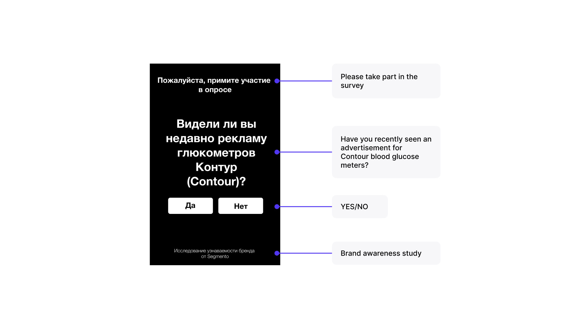 Brand awareness study by Segmento for Ascensia Contour_slide 1.2