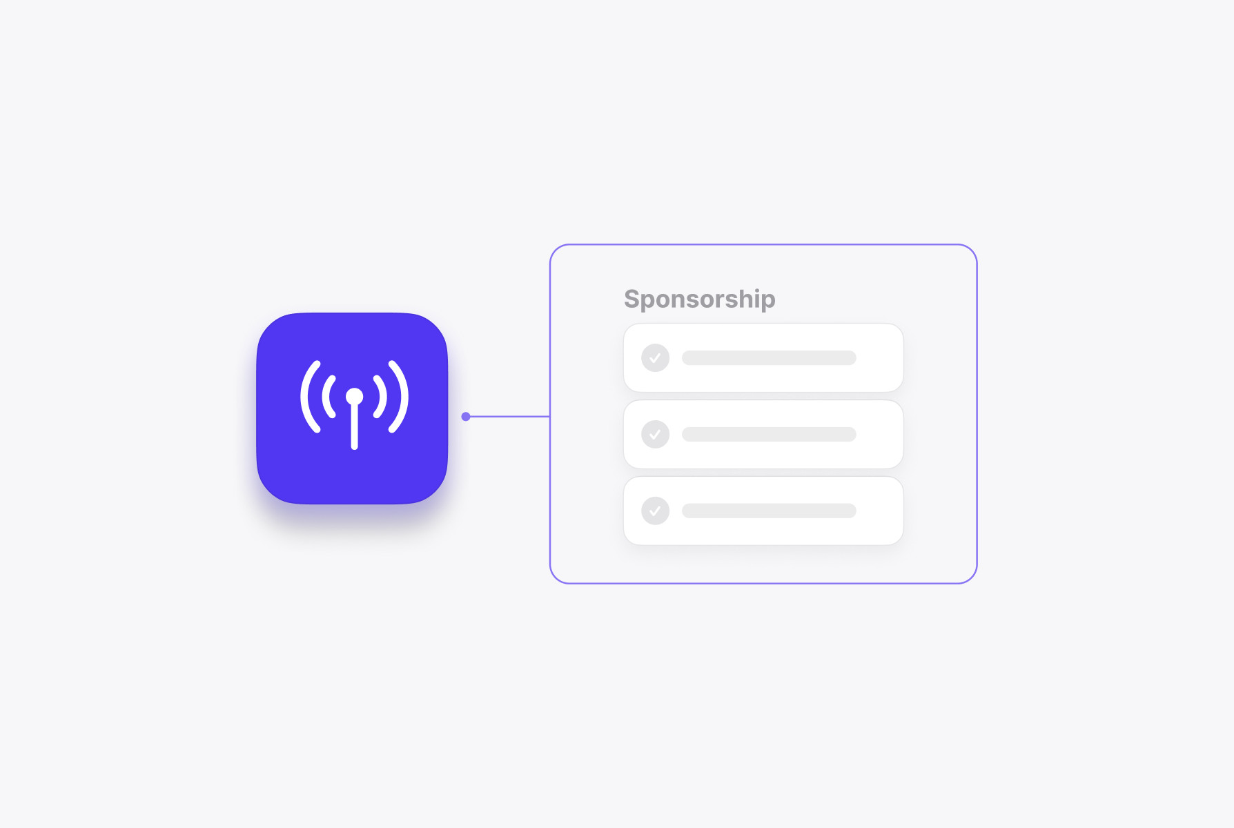 Sponsorship illustration
